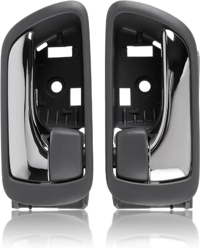 GoaMotors Manijas interiores interiores para puertas compatibles con Toyota Camry 2002-2006, 1 par de manijas delanteras y traseras para el lado
