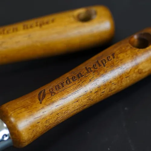 Miniatura 3 de Extractor de malezas de acero japonés resistente con mango de madera, herramienta de deshierbe manual, desbrozadora manual para jardín, herramienta