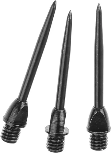 Miniatura 7 de CyeeLife Puntas de dardos de acero, 12 piezas con 20 anillos de goma, puntos de adaptador de puntos de convertidor