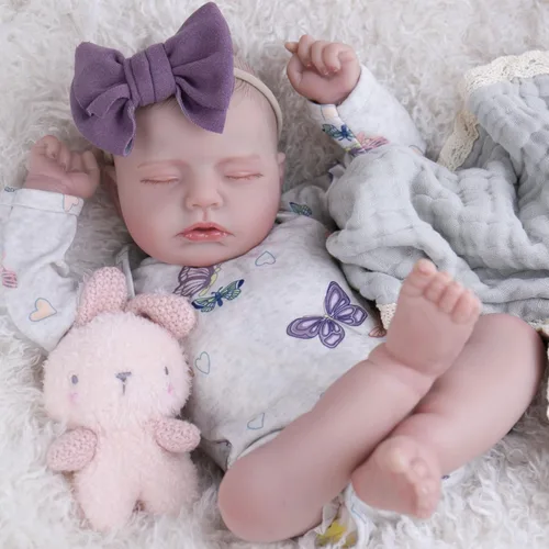Miniatura 13 de EKOKIZ Ropa de muñecas Reborn para bebé, ropa de bebé niño perfectamente lindos, trajes de muñecas recién nacidas de 17 a 20 pulgadas, accesorios