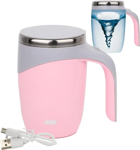 Miniatura 12 de Taza autoagitación - Taza magnética eléctrica automática para café, taza de mezcla giratoria linda, para remover café/té/chocolate caliente/leche