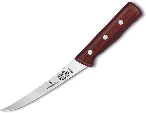 Victorinox - Cuchillo profesional de deshuesar de 6 pulgadas, hoja curva, semirrígida, mango de madera de arce 5.6606.15