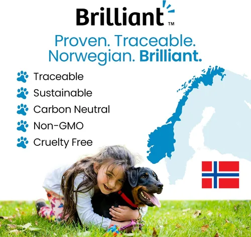 Miniatura 6 de Hofseth BioCare Brilliant - Suplemento para huesos y articulaciones para perros, calcio y colágeno en polvo de alta resistencia para soporte