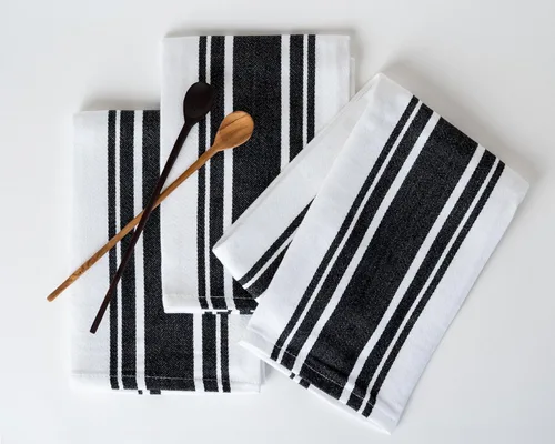 Miniatura 32 de Juego de Toallas de Cocina – Paquete de 3 (20 x 30 pulgadas) Extra Grandes de Algodón Premium para Cocina – Absorbentes – 100% Algodón – con Lazo