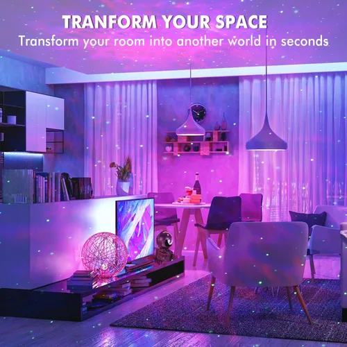 Miniatura 3 de Luz de Estrellas Nebulosa Astronauta para Niños - Proyector de galaxia para dormitorio/sala de juegos para adultos, decoración de cine en casa negro、