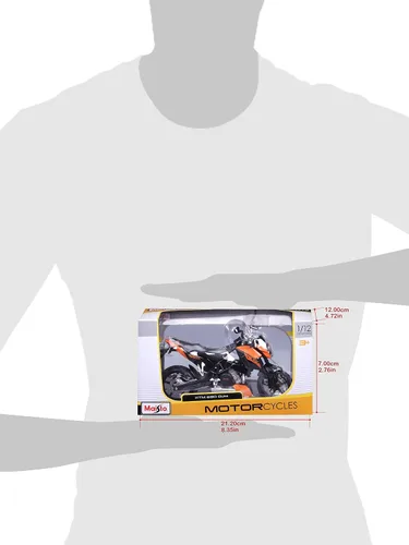 Miniatura 6 de Maisto KTM 690 Duke Orange and Black 1/12 Diecast Motorcycle