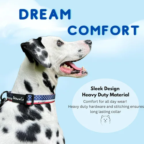 Miniatura 2 de Collar para perros ShawnCo Dream Walk - Collar para mascotas premium, ajustable y cómodo para perros pequeños, medianos, grandes y extra grandes