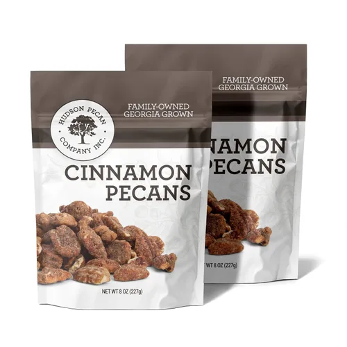 Miniatura 7 de HUDSON PECAN COMPANY: Nueces pecanas de Georgia tostadas con praliné Delicia gourmet confitada, dulzura sureña irresistible