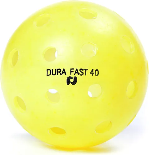 Bolas de Pickleball Dura Fast 40 | Bolas de Pickleball para Exteriores | Aprobadas y Sancionadas por USAPA para Juego en Torneos Amarillo