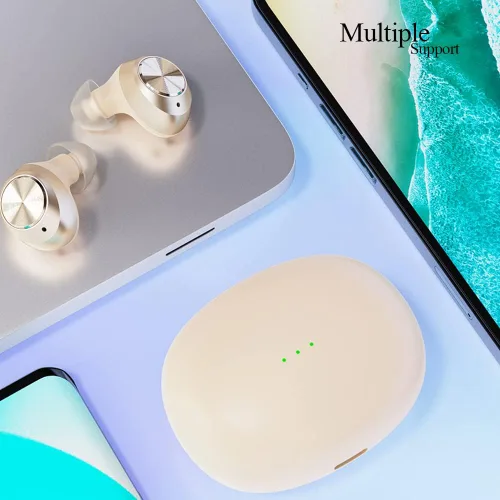 Miniatura 9 de Kamon Auriculares inalámbricos K12, Bluetooth 5.3, estéreo de alta fidelidad, cómodos auriculares intrauditivos impermeables con control táctil