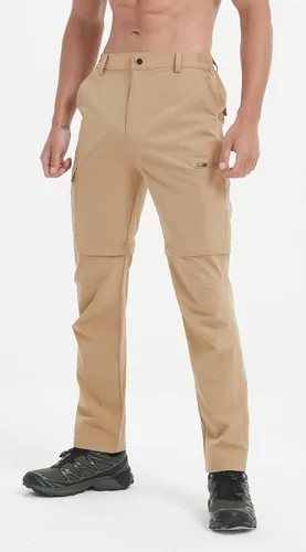 Miniatura 6 de Pantalones convertibles de senderismo para hombre, impermeables, ligeros, de secado rápido, con cremallera, pesca, viajes, safari, trabajo al aire