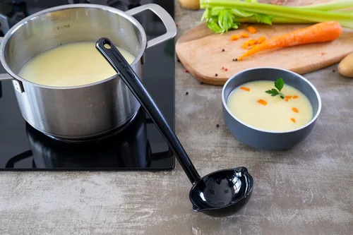 Miniatura 5 de Pikanty - Juego de 2 cucharones de sopa y salsa - Utensilios de cocina duraderos y resistentes al calor, perfectos para servir y cocinar, fabricado