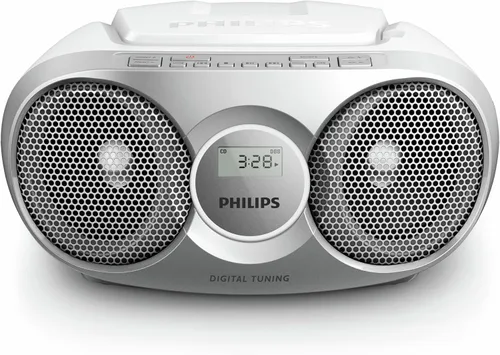 Miniatura 9 de Philips Reproductor de CD portátil Boombox con Bluetooth, radio FM, altavoces Dynamic Bass Boost, entrada USB/auriculares/auxiliar, reproductor