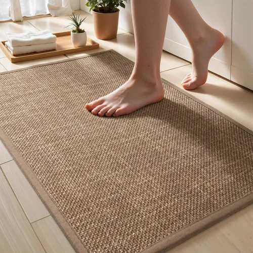 Miniatura 10 de Alfombra de Baño Fina Antideslizante con Respaldo de Goma de Secado Rápido Súper Absorbente Alfombras de Baño que Caben Debajo de la Puerta
