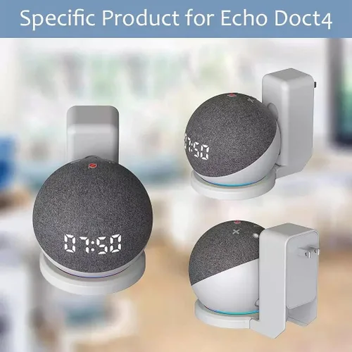 Miniatura 3 de Soporte de pared para Amazon Echo Dot 4/Echo Dot 5, soporte para Echo Dot 5, accesorios de soporte para Echo Dot 4, accesorios de altavoz