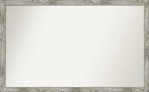 Miniatura 360 de Amanti Art Espejo personalizado, espejo de baño gris plomo a rayas, espejo de pared o espejo de tocador de baño sobre el fregadero