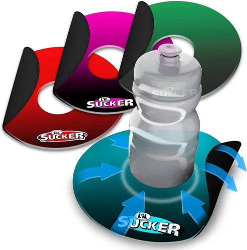 Miniatura 14 de Lil Sucker - Soporte universal para bebidas para tabla de remo, kayak, ATV y barco, café con clip, antiderrames, serie Fish Pack de 4