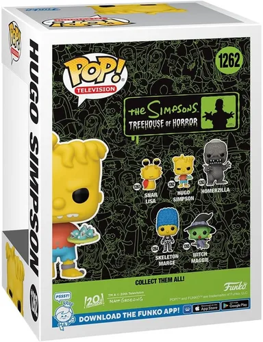 Miniatura 3 de POP The Simpsons: Treehouse of Horror - Figura de vinilo Funko de Hugo Simpson (Twin Bart), multicolor de 3.75 pulgadas