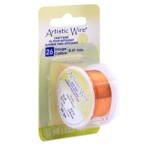 Miniatura 29 de Artistic Wire Alambre de Cobre Coloreado Plateado en Plata Resistente al Deslustre para Manualidades y Envolver Joyería, Resistente al Deslustre