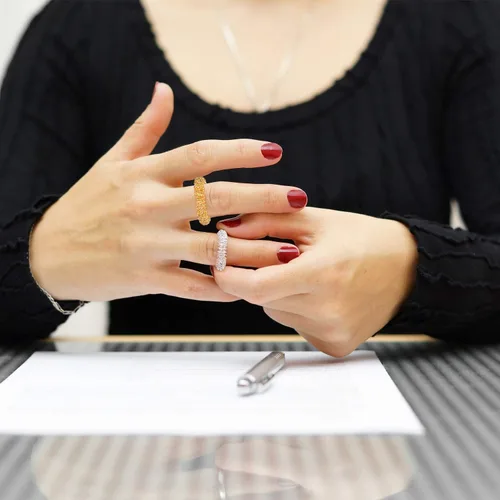 Miniatura 7 de 30 piezas de anillos de acupresión, anillos sensoriales puntiagudos para dedos, alivio del estrés, juguete sensorial, masajeador para adolescentes