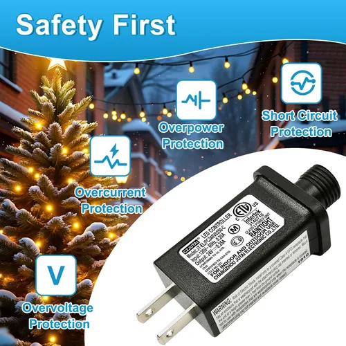 Miniatura 4 de PremierAdapter - Fuente de alimentación de 24 V 6 W para CZJUTAI JT-EL/FC240V0250-C 24V6W /4.5W/3.6W /1.35W para iluminación de Navidad, cadena