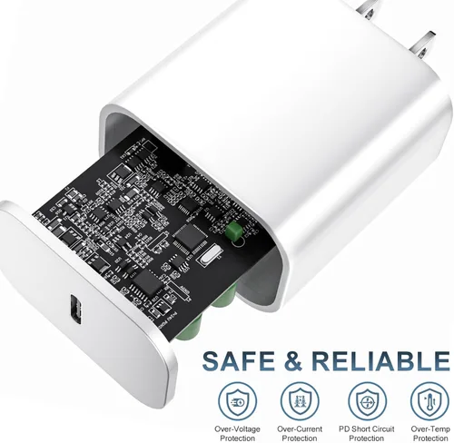 Miniatura 5 de Cargador para iPhone de carga rápida [certificado MFi] USB C con 2 cables USB C a Lightning de 6 pies, compatible con iPhone 14/14 Pro Max/13/13 Pro