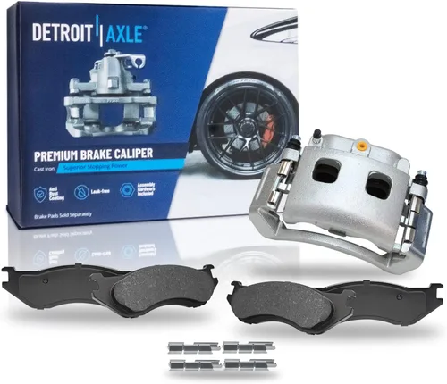 Miniatura 37 de Detroit Axle - Pinza de disco del lado del acompañante + pastillas de freno de cerámica de repuesto para Lexus HS250H Toyota RAV4 Prius V Scion xB