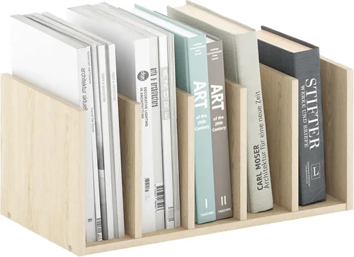 Miniatura 17 de Furinno Hermite Estantería Organizadora de Escritorio Librero, Espresso