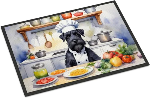Miniatura 138 de Caroline's Treasures DAC6179MAT Affenpinscher - Tapete para puerta delantera, para interiores y exteriores, para entrada, antideslizante, lavable