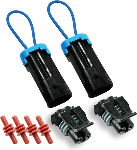 2 piezas de bypass de cinturón de seguridad para Polaris RZR RS1 Ranger 570-1000 XP Can Am Defender Commander 1000 Maveric - Versión impermeable Azul