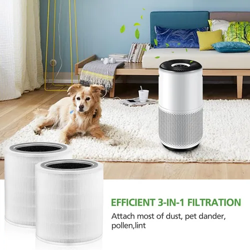 Miniatura 3 de Filtro de Reemplazo Core 400S para LEVOIT Core 400S Smart WiFi Purificador de Aire, Core 400S-RF 3-en-1 HEPA Verdadero Carbón Activado Filtro