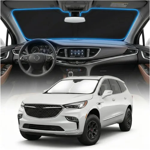 Miniatura 68 de Cubierta para parabrisas para BMW X1 E84 – Ajuste personalizado X1 E84 Accesorios 2016-2024 2025 Parasol plegable protección UV y escudo térmico