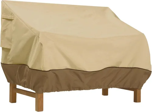 Classic Accessories Veranda - Funda resistente al agua de 58 pulgadas de profundidad para sofá/sofá de dos plazas de patio, fundas para muebles de