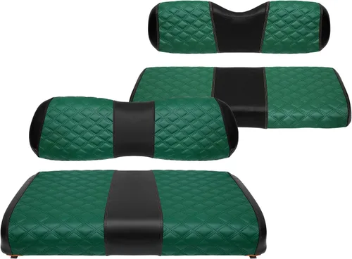 Miniatura 28 de Fundas de asiento de carrito de golf, delanteras y traseras, impermeables y resistentes al sol, de piel de vinilo de grado marino, accesorios