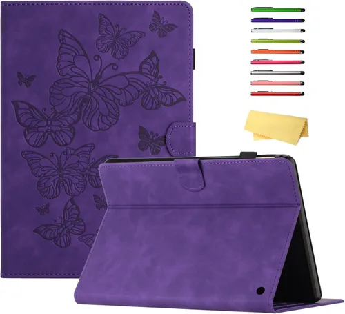 Miniatura 10 de Funda para tablet Amazon Fire HD 8 y Fire HD 8 Plus (12ª/10ª generación, versión 2022/2020) de 8 pulgadas con soporte, soporte para lápices, 06 #