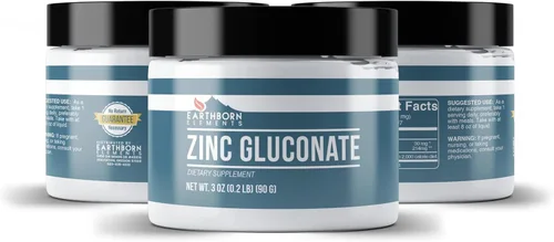 Miniatura 5 de Earthborn Elements Gluconato de zinc de 3 onzas, siempre puro, sin rellenos ni aditivos