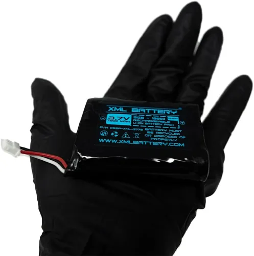 Miniatura 3 de Paquete de 2 baterías recargables de iones de litio 300-10186 3.7 V 7800 mAh para panel de sistema de seguridad
