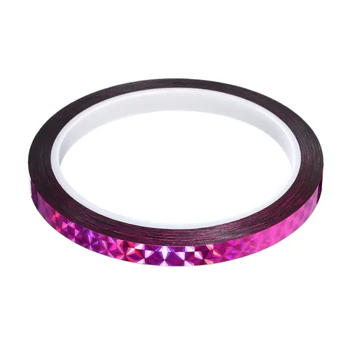 Miniatura 21 de YOKIVE Cinta de prisma, cintas decorativas holográficas reflectantes autoadhesivas, ideal para proyectos de manualidades, arte de bricolaje, hogar