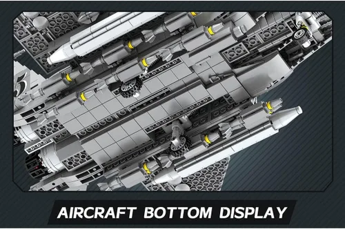 Miniatura 9 de Technic F-15E Eagle Fighter Jet Kit de construcción, serie militar de bloques de construcción (2216PCS)