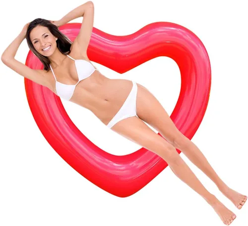 Miniatura 15 de ZHUYNXIR Tubo flotante de piscina con forma de corazón, diversión en el agua, juguetes de fiesta en la playa para niños, accesorios de diseño