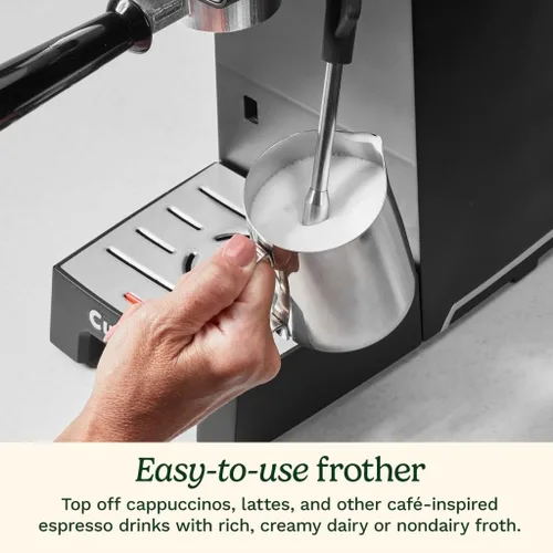 Miniatura 5 de Cuisinart Espresso Bar Slim Máquina de Café Espresso, Hace Bebidas Calientes o Frías de Calidad de Café Incluyendo Cappuccino, Lattes y Bebidas