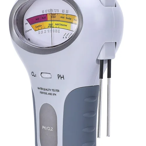 Miniatura 8 de Probador de calidad del agua, probador eléctrico de piscina PC-102B CL2 y probador para piscina, spa, analizador de calidad de agua con sonda, kit