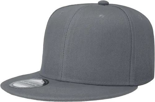 Miniatura 3 de Gorra clásica Snapback estilo Hip Hop plana en blanco, color sólido, tamaño ajustable