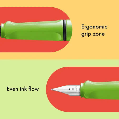 Miniatura 3 de Lamy safari aquasky - Pluma estilográfica con agarre ergonómico y punta de acero pulido tamaño M - ideal para cualquier escritura y caligrafía