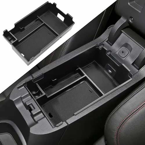 HGWEI Bandeja Organizadora de Consola Central Compatible con Chevy Equinox 2018 2019 2020 2021 2023 2024 Accesorios, Inserto de Reposabrazos Caja de