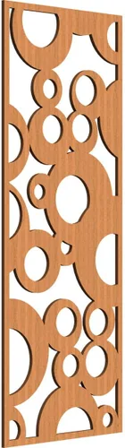 Miniatura 61 de Farwell Paneles de pared decorativos de madera con calado, 13 3/8 pulgadas de ancho x 34 3/8 pulgadas de alto x 1/4 de alto, roble rojo rojo
