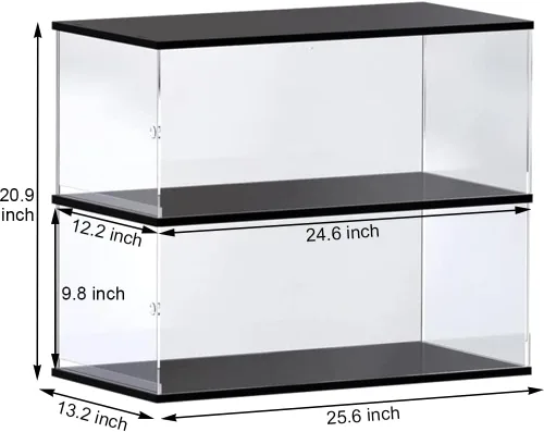 Miniatura 2 de Choowin Vitrina de acrílico para casco de Lego Star Wars para casco de Lego Capitán Rex, vitrinas de acrílico transparente grueso