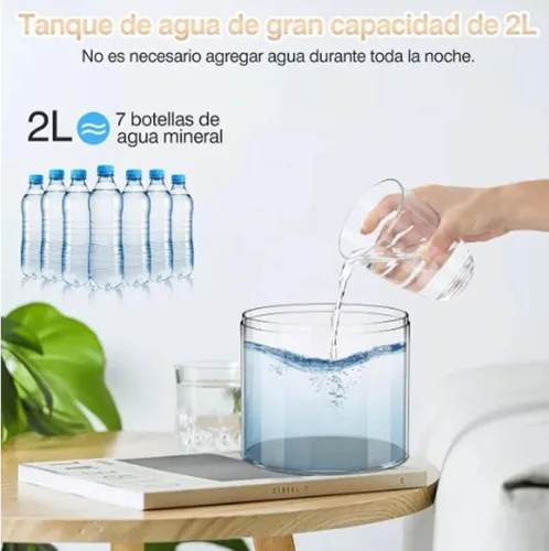Miniatura 4 de Humidificadores para dormitorio, habitación grande, 2 L, difusor de aceite de llenado superior de niebla fría para guardería y plantas