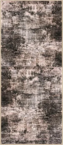 Miniatura 714 de IOHOUZE Alfombra abstracta lavable de 3 x 12 pies para pasillos, antideslizante para cocina, camino de entrada de lana sintética para interiores