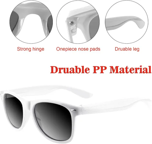 Miniatura 37 de TUPARKA Paquete de 20 lentes de sol para niños a granel para fiestas de verano en la piscina, fiestas de cumpleaños, bolsas de golosinas, color verde